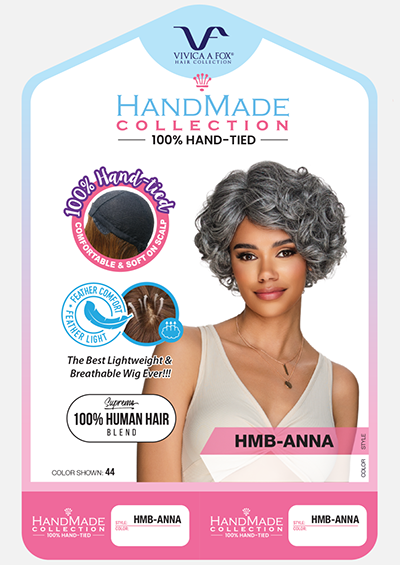 HMB-ANNA [Full Wig | Feather Light Cap | 100% Hand-tied | 100% Human Hair Blend]