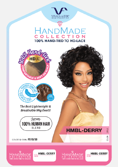 HMBL-DERRY [Full Wig | HD Lace 100% Hand-tied | Human Hair Blend]