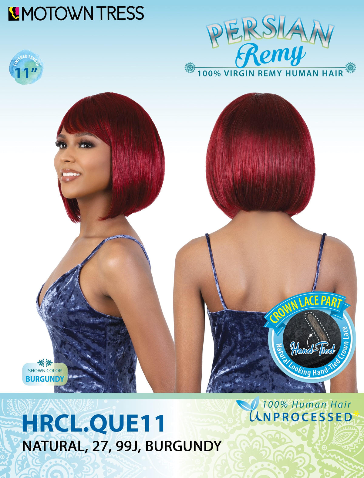 HRCL.LISS [Full Wig | Crown Lace Part | Glueless | Hand-Tied | Persian Remy 100% Human Hair].
