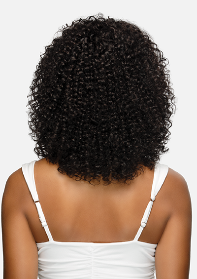 HW-411 [Water Wave 3 in 1 Half Wig | Drawstring Cap/Headband | 100% Unprocessed Virgin Remi Hair]