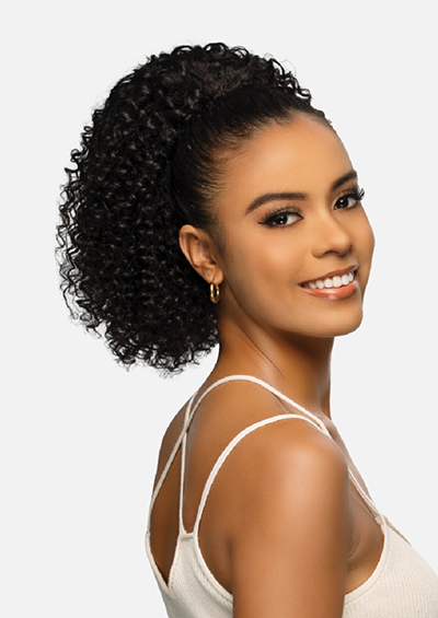 HW-411 [Water Wave 3 in 1 Half Wig | Drawstring Cap/Headband | 100% Unprocessed Virgin Remi Hair]