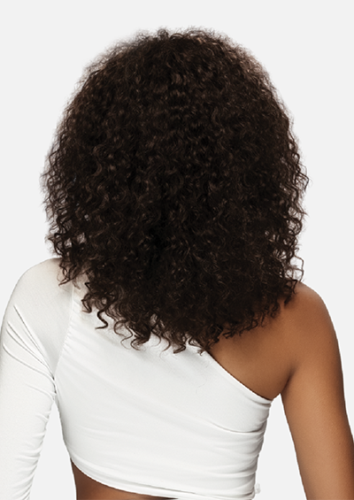 HW-412 [Water Curl 3 in 1 Half Wig | Drawstring Cap/Headband | 100% Unprocessed Virgin Remi Hair]