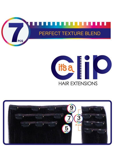 CLIP ON YAKI ST 18 [Clip On | 7PCS Hair Extension | Synthetic]