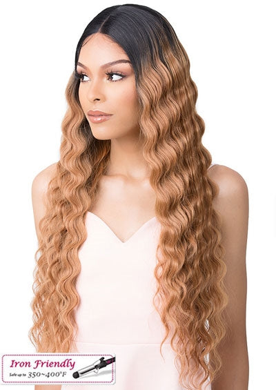 HD LACE CRIMPED HAIR 4 [Full Wig | HD Transparent Lace | Synthetic]