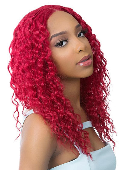 HH HD LACE CRIMPY WATER WAVE 20" [Full Wig | HD Transparent Lace | Human Hair Mix