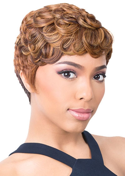 Pin Curl Wigs for Black Women