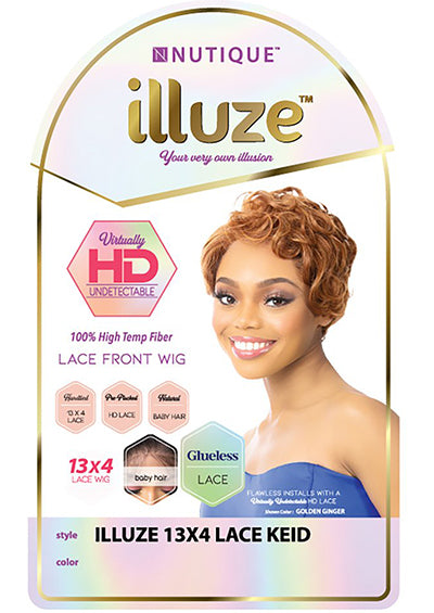 ILLUZE 13X4 LACE KEID [Full Wig | Flexfit Cap | HD Lace Front | Baby Hair High Heat Fiber]