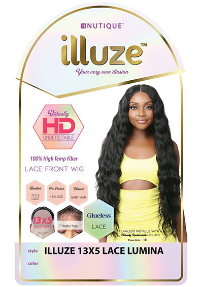 ILLUZE 13X5 LACE LUMINA [Full Wig | Flexfit Cap | HD Lace Front | Baby Hair  High Heat Fiber]