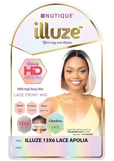 ILLUZE 13X6 LACE APOLIA [Full Wig | Flexfit Cap | HD Lace Front | Baby Hair  High Heat Fiber]