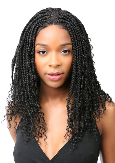 ILLUZE 4X4 LACE BOHO BOX DEEP 16" [Full Wig | Free Part Lace | 100% Hand-Braided | Premium Synthetic]