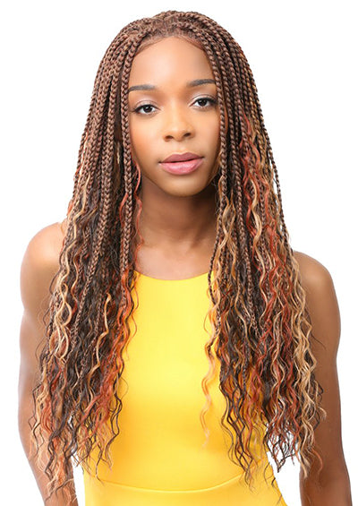 ILLUZE 4X4 LACE BOHO BOX DEEP 26" [Full Wig | Free Part Lace | 100% Hand-Braided | Premium Synthetic]