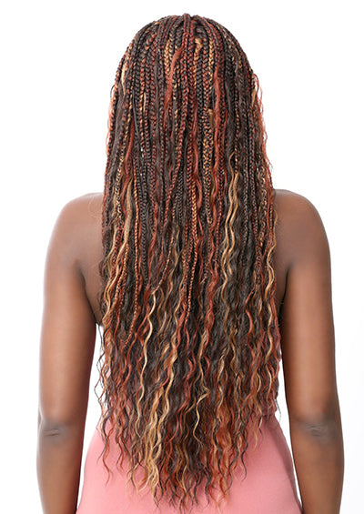 ILLUZE 4X4 LACE BOHO BOX DEEP 30" [Full Wig | Free Part Lace | 100% Hand-Braided | Premium Synthetic]