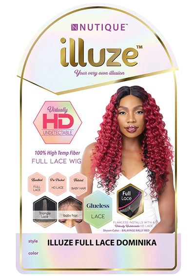 ILLUZE FULL LACE DOMINIKA [Full Wig | Flexfit Cap | HD Lace | Hand-Tied | High Heat Fiber]