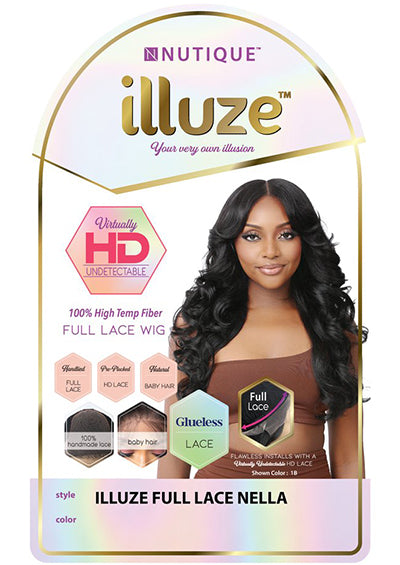 ILLUZE FULL LACE NELLA [Full Wig | Flexfit Cap | HD Lace | Hand-Tied | High Heat Fiber]