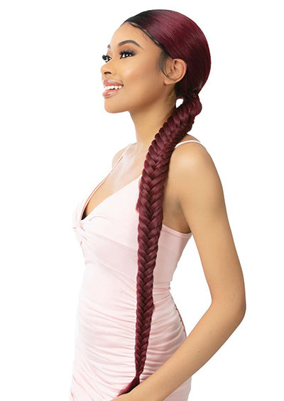 ILLUZE LACE FISHTAIL BRAIDED 36" [Full Wig | Hand-Braided | Hand-Tied Lace Front | Premium Synthetic]