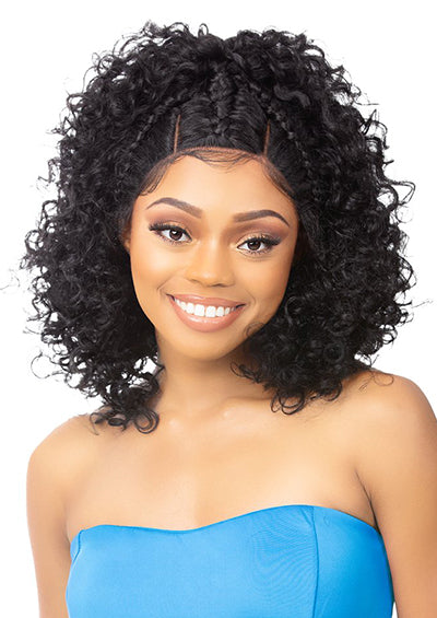 ILLUZE LACE GLAM UP ANGELCIA [Full Wig | Hand-Braided | Hand-Tied Lace Front | Premium Synthetic]