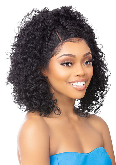 ILLUZE LACE GLAM UP ANGELCIA [Full Wig | Hand-Braided | Hand-Tied Lace Front | Premium Synthetic]