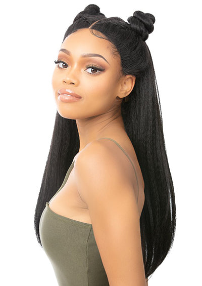 ILLUZE LACE GLAM UP JANINE [Full Wig | Hand-Braided | Hand-Tied Lace Front | Premium Synthetic]