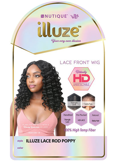 ILLUZE LACE ROD POPPY [Full Wig | HD Lace Front | Flexfit Cap | Hand-Tied | High Heat Fiber]