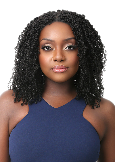 ILLUZE LACE YANKY TWIST 16" [Full Wig | Flexfit Cap | HD Lace Front | Hand-Tied | High Heat Fiber]