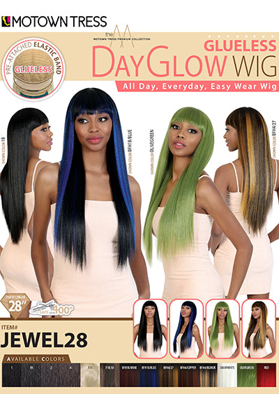 JEWEL28 [Full Wig | Day Glow Wig | High Temp Synthetic Fiber]