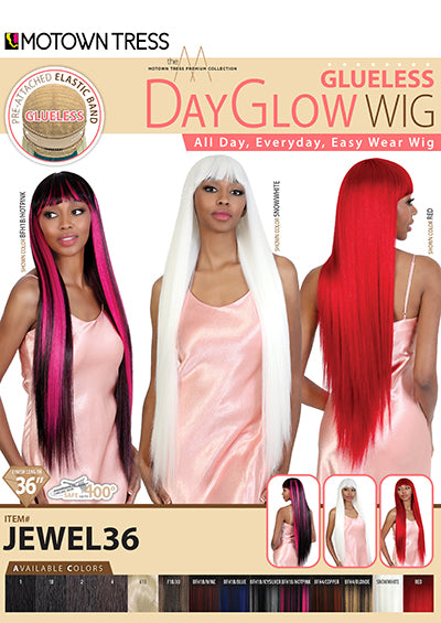 JEWEL36 [Full Wig | Day Glow Wig | High Temp Synthetic Fiber]