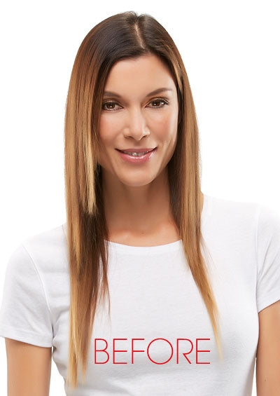 TOP FORM 18" [Topper | Double Monofilament | Remy Human Hair | Clip In]