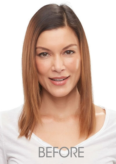 TOP FORM FRENCH 18" [Topper Clip In | Remy Human Hair | Clip In]