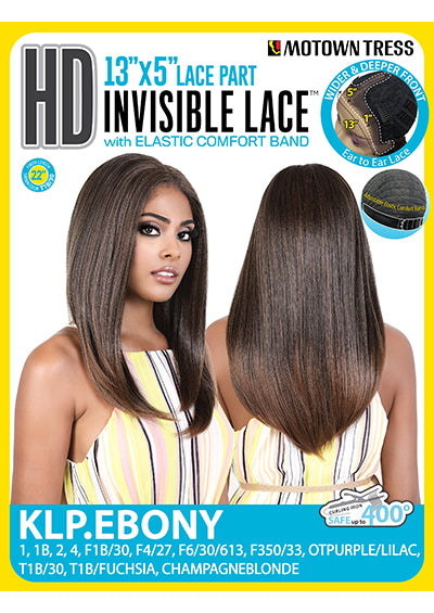 KLP.EBONY [Full Wig | HD 13x5 Lace Part Invisible Lace | Adjustable Band | High-Temp Fiber]
