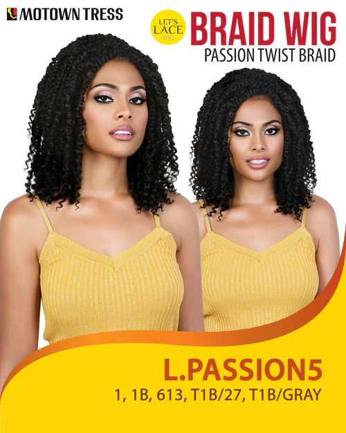 L.PASSION5 [Full Wig | Lace Front Twist Braid | 100% Synthetic]