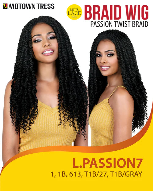 L.PASSION7 [Full Wig | Lace Front Twist Braid | 100% Synthetic]