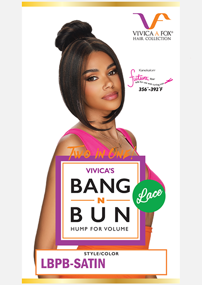 LBPB-SATIN [Lace Part with Bang N Bun | Futura Fiber Synthetic]
