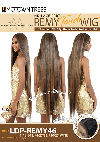 LDP-REMY46 [Full Wig | Ear to Ear HD Lace | Remy Touch High Temp Fiber]
