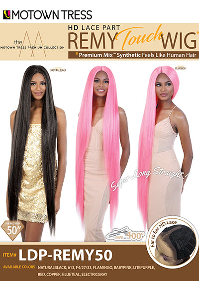 LDP-REMY50 [Full Wig | Ear to Ear HD Lace | Remy Touch High Temp Fiber]