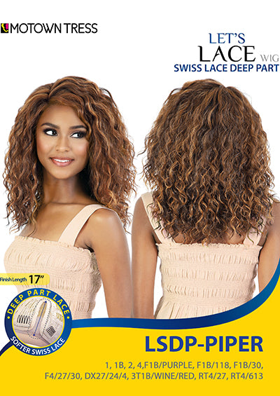 LSDP-PIPER [Full Wig | Swiss Lace Deep Part | Hi-Temp Synthetic]
