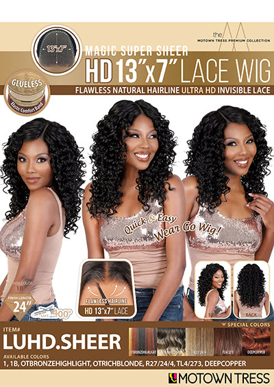 LUHD.SHEER [Full Wig | Ultra HD 13"x7" Natural Lace | High Temp Synthetic Fiber]