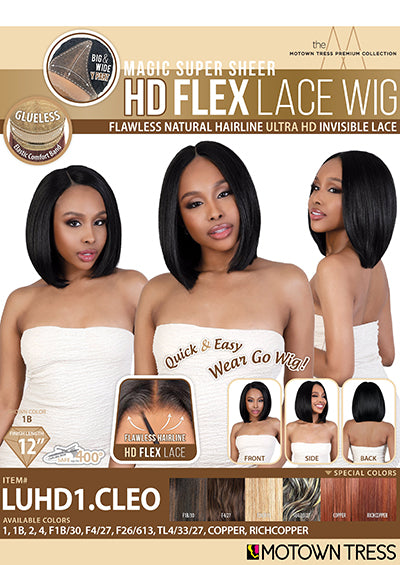 LUHD1.CLEO [Full Wig | HD FLEX Lace | Glueless | High Temp Fiber]