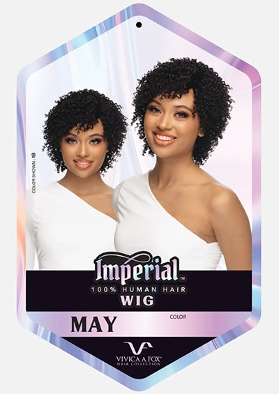 MAY [Full Wig | 3 Secure Combs | 100% Human Hair | Heat Style Friendly]