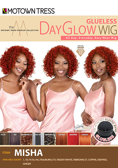 MISHA [Full Wig | Day Glow Wig | High Temp Synthetic Fiber]