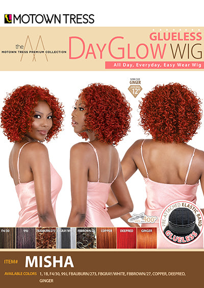 MISHA [Full Wig | Day Glow Wig | High Temp Synthetic Fiber]
