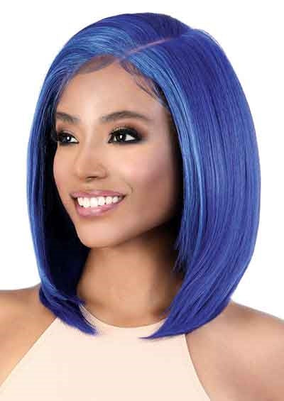 LS137.BLUE [Full Wig | HD 13x7 Invisible Lace | Fake Scalp Lace | Hi-Temp Fiber]