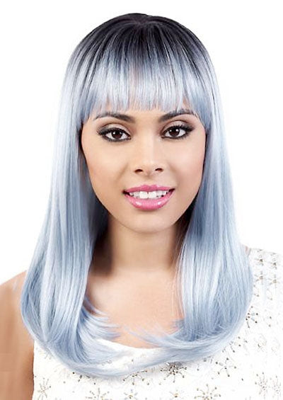 Short Grey Wigs | Synthetic Wigs for Black Women