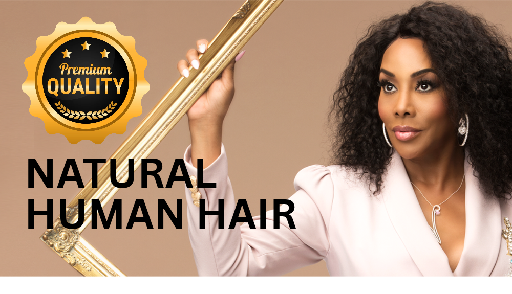 Natural Human Hair Wigs for Black Women