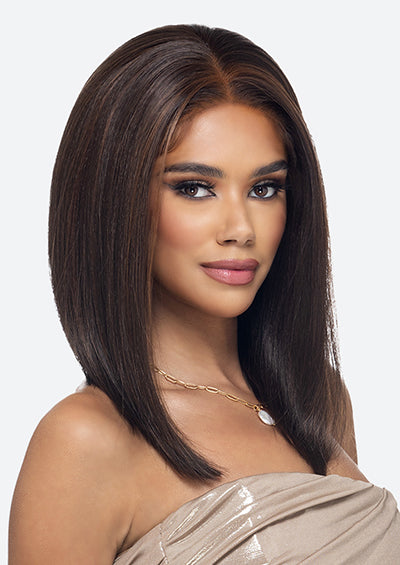 NICOLA [Full Wig Free Part | Frontal Lace Front | 13"x4" Hand-tied | New Futura Fiber]