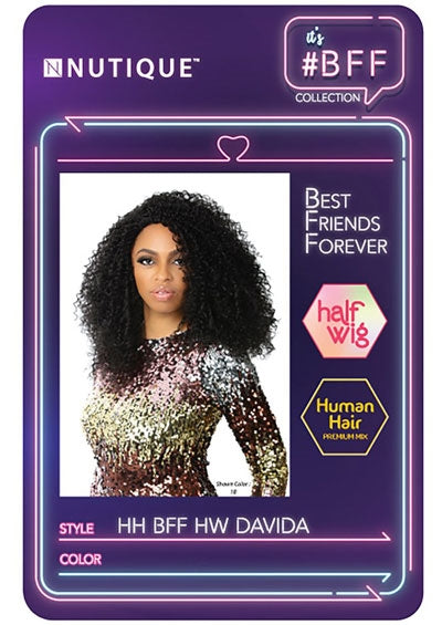 HH BFF HW DAVIDA [Half Wig | Bohemian Curl | High Heat Fiber]