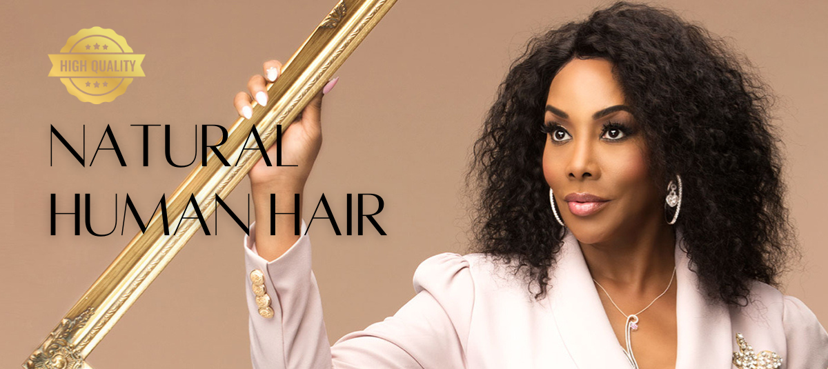 Natural Human Hair Wigs for Black Women