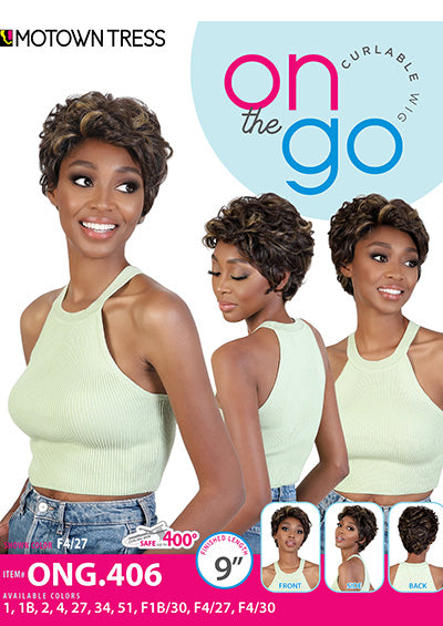 ONG.406 [Full Wig | ON the GO | Hi-Temp Synthetic Fiber]