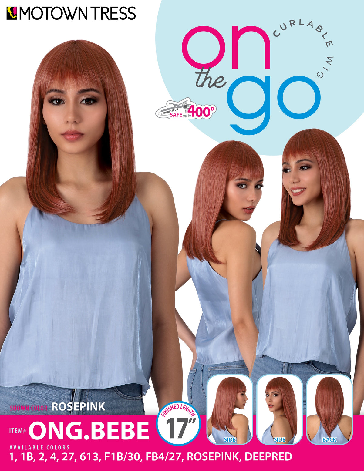 ONG.BEBE [Full Wig | ON the GO | Hi-Temp Synthetic Fiber].