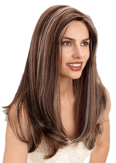 PLF005 HM [Full Wig | Monofilament Top | Lace Front | 100% Hand-Tied | 100% Human Hair]