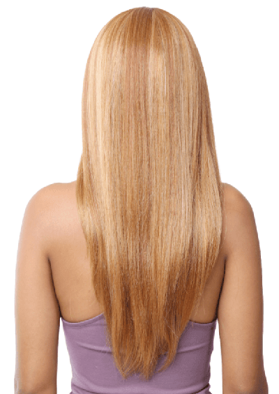 Q PART LACE ALANNA [Full Wig | Glueless Lace \ Lace Center Part | Iron Friendly Synthetic]
